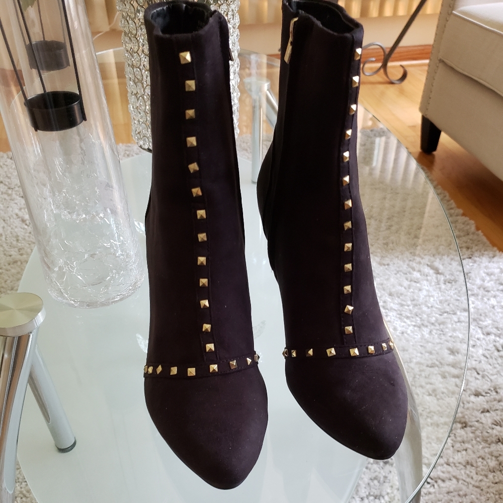 Gold Stud Booties - image 1
